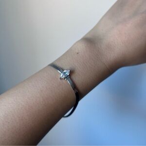 NEW Diamonique Diamond Accent Chain Bracelet